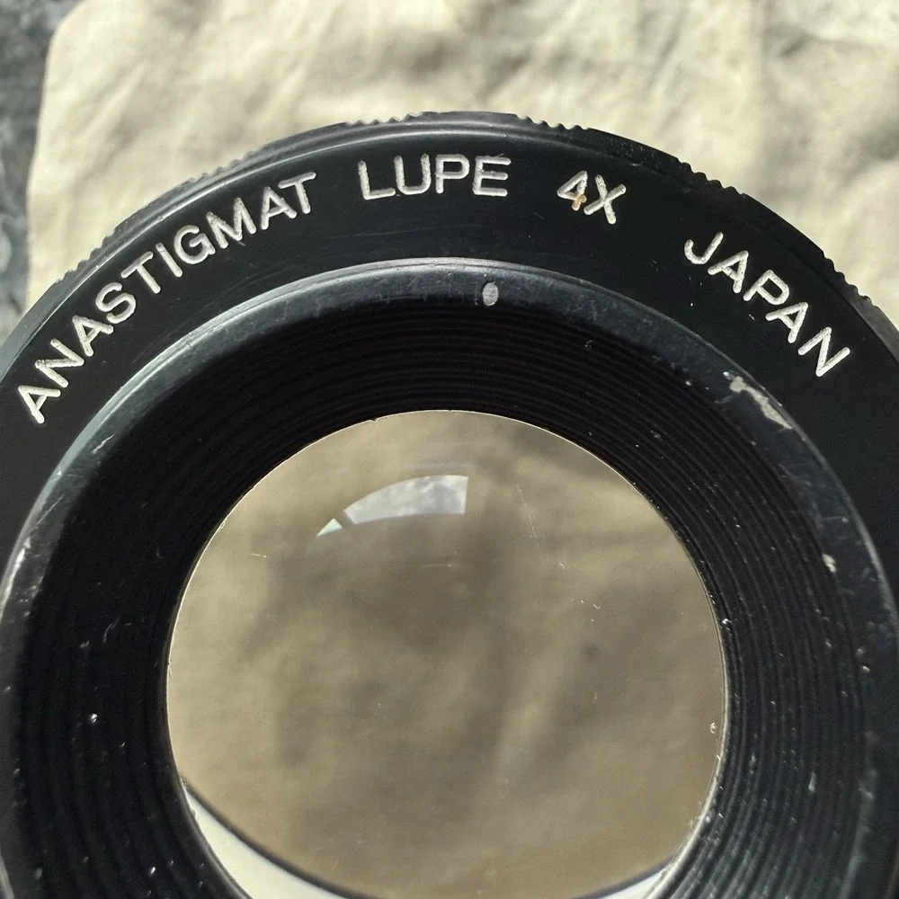 PEAK Anastigmat Lupe 4x Magnifier Made In Japan Good Condition See Photos